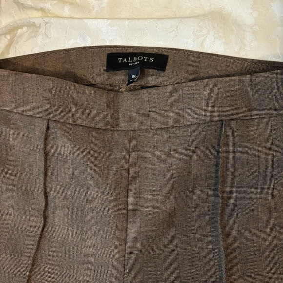 Talbots Classic Front Line Trouser Pants, Size 8 Petite - Picture 4 of 11